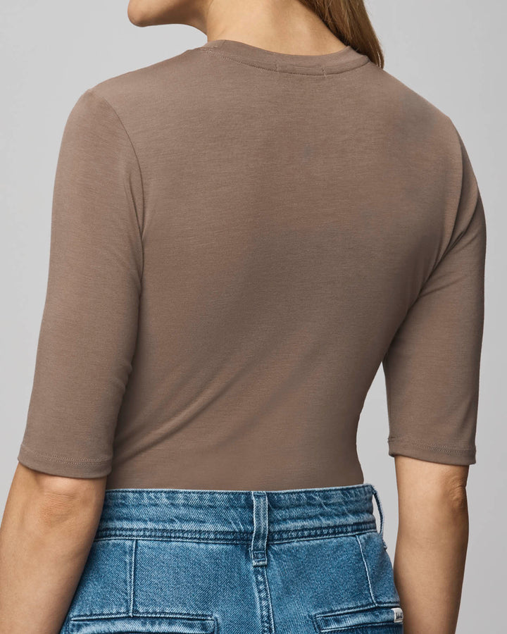 Bamboo Quarter Sleeve Tee - Cedar